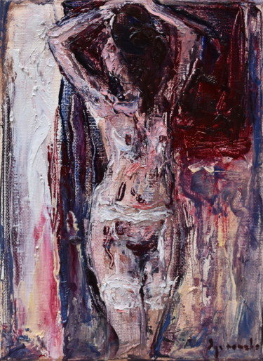 Peinture intitulée "Goddess" par Misha Sydorenko, Œuvre d'art originale, Huile Monté sur Châssis en bois