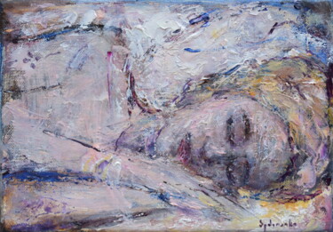 Painting titled "Dreams" by Misha Sydorenko, Original Artwork, Oil Mounted on Wood Stretcher frame