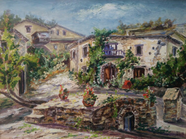 「Деревня Лефкара. Ки…」というタイトルの絵画 Dmitry Lazarevによって, オリジナルのアートワーク, オイル
