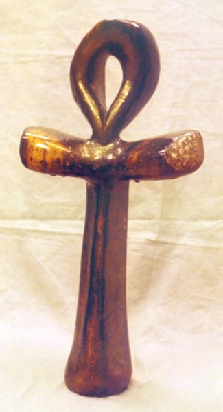 Скульптура под названием "Египетский крест" - Михаил Таран, Подлинное произведение искусства