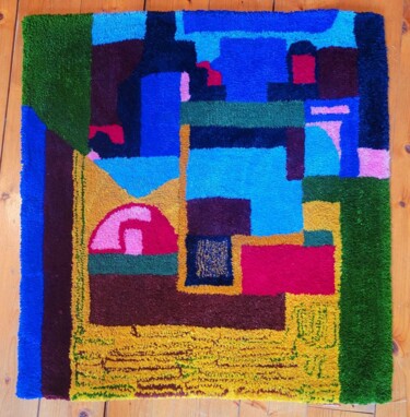 Текстильное искусство под названием "La Charente maritime" - Mishra, Подлинное произведение искусства, Текстильное волокно