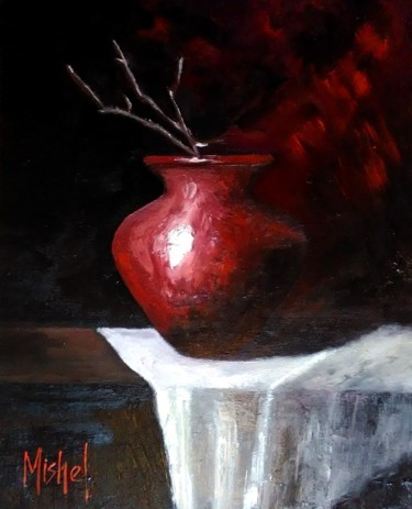 Картина под названием ""тёплый натюрморт"" - Mishel Alekyan, Подлинное произведение искусства, Масло
