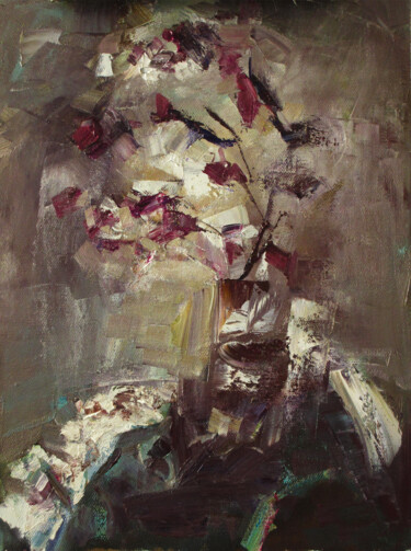 Painting titled "dynamic bouquet" by Mishyra Vladimir, Original Artwork, Oil