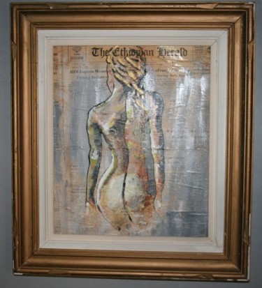 Painting titled "ELLE" by Missduval, Original Artwork, Oil