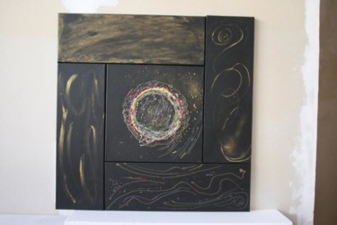 Peinture intitulée "l'univers" par Missduval, Œuvre d'art originale