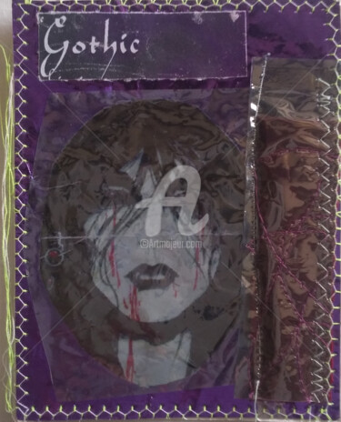 Collages intitulée "Gothic" par Missterre Apocalypse, Œuvre d'art originale