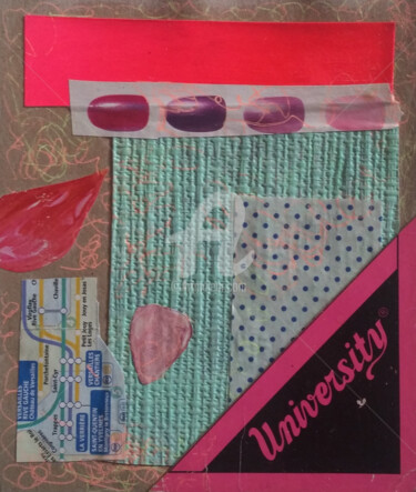Collages titled "University" by Missterre Apocalypse, Original Artwork, Paper cutting