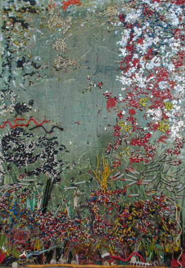Pittura intitolato "JAPANESE SUBMERGED…" da Mita Riotto, Opera d'arte originale, Olio