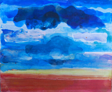 Pintura titulada "Plumb Island" por Mitchell Rosenzweig, Obra de arte original, Acrílico