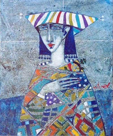 Painting titled "Nostalgy" by Peter Mitchev, Original Artwork