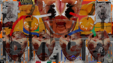 Digitale Kunst mit dem Titel "daca" von Mi Tina, Original-Kunstwerk, 2D digitale Arbeit