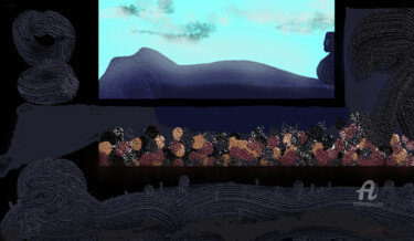 Arte digitale intitolato "desert cay" da Mi Tina, Opera d'arte originale, Pittura digitale