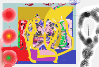 Digitale Kunst mit dem Titel "every ordinary day" von Mi Tina, Original-Kunstwerk, Digitale Malerei