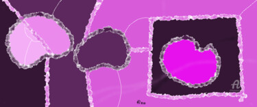 Цифровое искусство под названием "square + sphere 26,…" - Mi Tina, Подлинное произведение искусства, Цифровая живопись