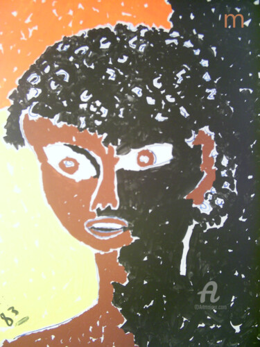 Painting titled "apassa" by Mi Tina, Original Artwork, Tempera