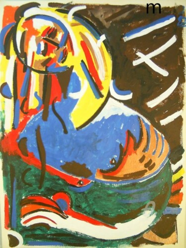 Картина под названием "Dawning Days" - Mi Tina, Подлинное произведение искусства, Масло