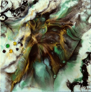 Картина под названием ""Radamanthe" - RESI…" - Mitty, Подлинное произведение искусства, Пигменты Установлен на Деревянная ра…