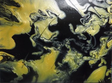 Peinture intitulée "Salamandre" par Mitty, Œuvre d'art originale, Acrylique