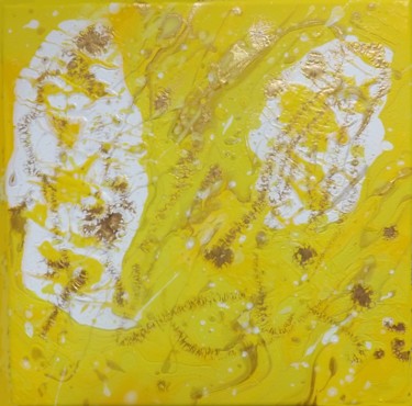 Painting titled "Citrine" by Mitty, Original Artwork, Acrylic