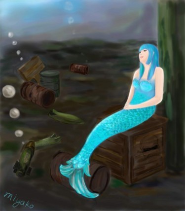 Digital Arts titled "mermaid" by Rococosmile, Original Artwork