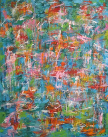 Painting titled "D-LISSEE  (9)" by Mizem, Original Artwork, Acrylic