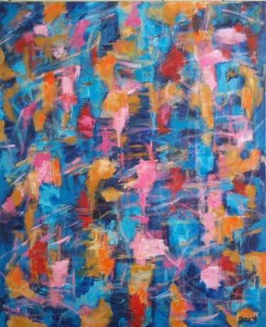 Painting titled "D-NUDÉE (10)" by Mizem, Original Artwork, Acrylic