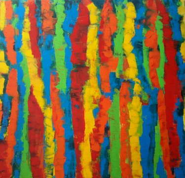 Painting titled "MACADAM'S COLORS 80…" by Mizem, Original Artwork, Acrylic