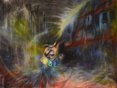 Картина под названием "маг   ночь первая" - Mizrakhiberia, Подлинное произведение искусства, Другой