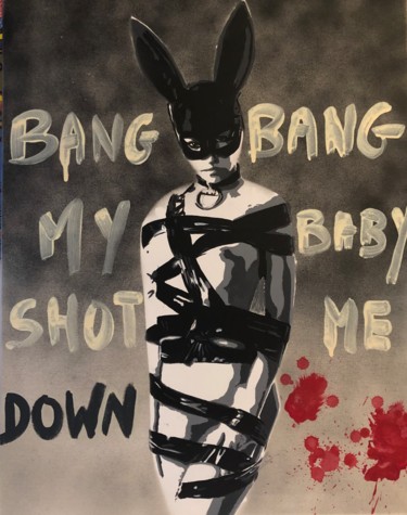 Painting titled "BANG BANG 1" by Jo Y Posso, Original Artwork, Acrylic