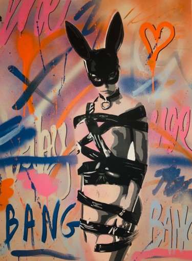 Painting titled "BANG BANG 2" by Jo Y Posso, Original Artwork, Acrylic
