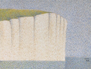 Petite falaise Peinture intitulée "Petite falaise" par Marie José Malargé, Œuvre d'art originale, Gouache