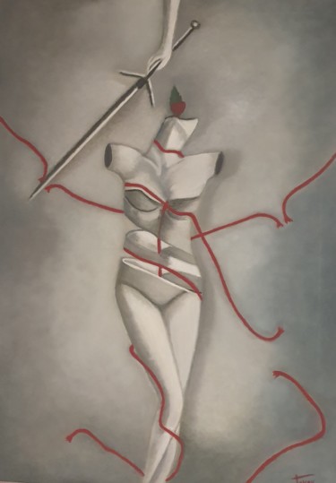 Картина под названием "Liberación" - Tovar, Подлинное произведение искусства, Масло