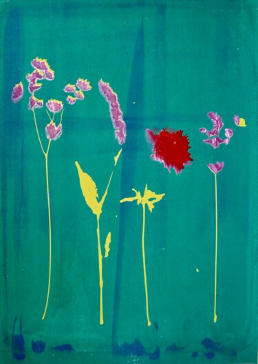 Gravures & estampes intitulée "Lente 2/ Spring 2" par Mi-Jeanne Blansjaar, Œuvre d'art originale, Sérigraphie