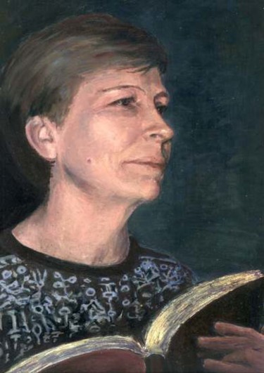 Peinture intitulée "Geneviève" par Marie Josèphe James, Œuvre d'art originale