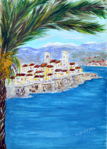 Antibes 30x20 cm ©2018 par Marie-Josée Reyes