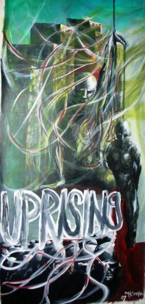 Dibujo titulada "uprising" por Mkarahan, Obra de arte original
