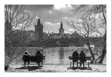Fotografia intitulada "Love in Praha" por Michaël B. (mkb_9t), Obras de arte originais, Fotografia digital