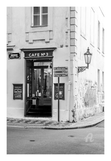 Fotografie mit dem Titel "Take a Coffee in Pr…" von Michaël B. (mkb_9t), Original-Kunstwerk, Digitale Fotografie