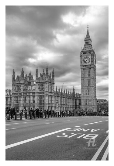 Fotografie getiteld "Westminster Palace" door Michaël B. (mkb_9t), Origineel Kunstwerk, Digitale fotografie