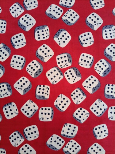 Painting titled "Dices" by Jafeth Moiane, Original Artwork, Acrylic