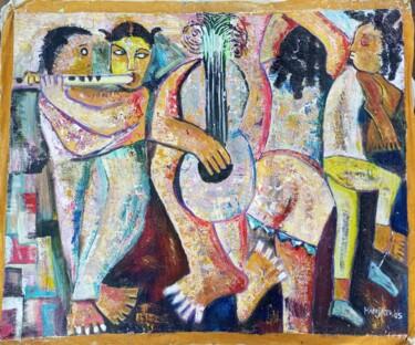 Ζωγραφική με τίτλο "Popular music artis…" από Jafeth Moiane, Αυθεντικά έργα τέχνης, Ακρυλικό