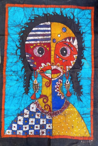 Painting titled "The beauty of older…" by Jafeth Moiane, Original Artwork, Wax