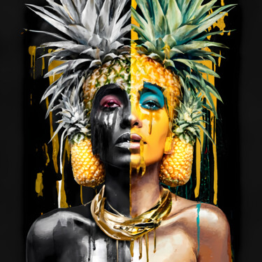 "Split essence: Pine…" başlıklı Dijital Sanat Jafeth Moiane tarafından, Orijinal sanat, Dijital Resim