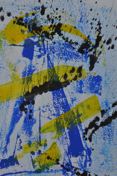 Peinture intitulée "abstraction-0670." par Michel Laurent Guiet, Œuvre d'art originale, Acrylique