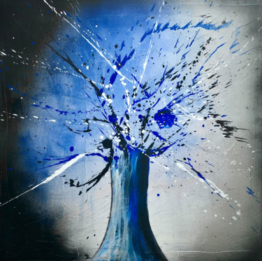 제목이 "Du vent dans les fe…"인 미술작품 Mlefevre로, 원작, 아크릴 나무 들것 프레임에 장착됨