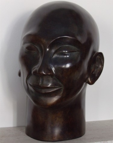 Sculpture intitulée "Le sage" par Michèle Lemée, Œuvre d'art originale