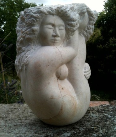 Sculpture titled "En équilibre" by Michèle Lemée, Original Artwork