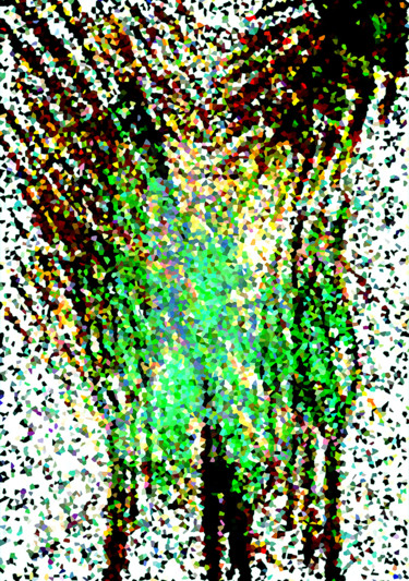 Digitale Kunst mit dem Titel "PLUIE D'ETE" von Mlgtra, Original-Kunstwerk, Fotomontage