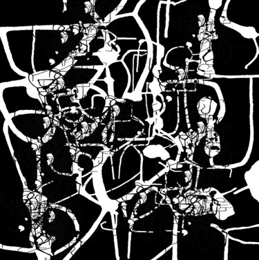 Digitale Kunst mit dem Titel "LABYRINTHE" von Mlgtra, Original-Kunstwerk, Fotomontage