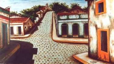 Pintura intitulada "Os Quatro Cantos de…" por Marcelo Lima, Obras de arte originais, Acrílico